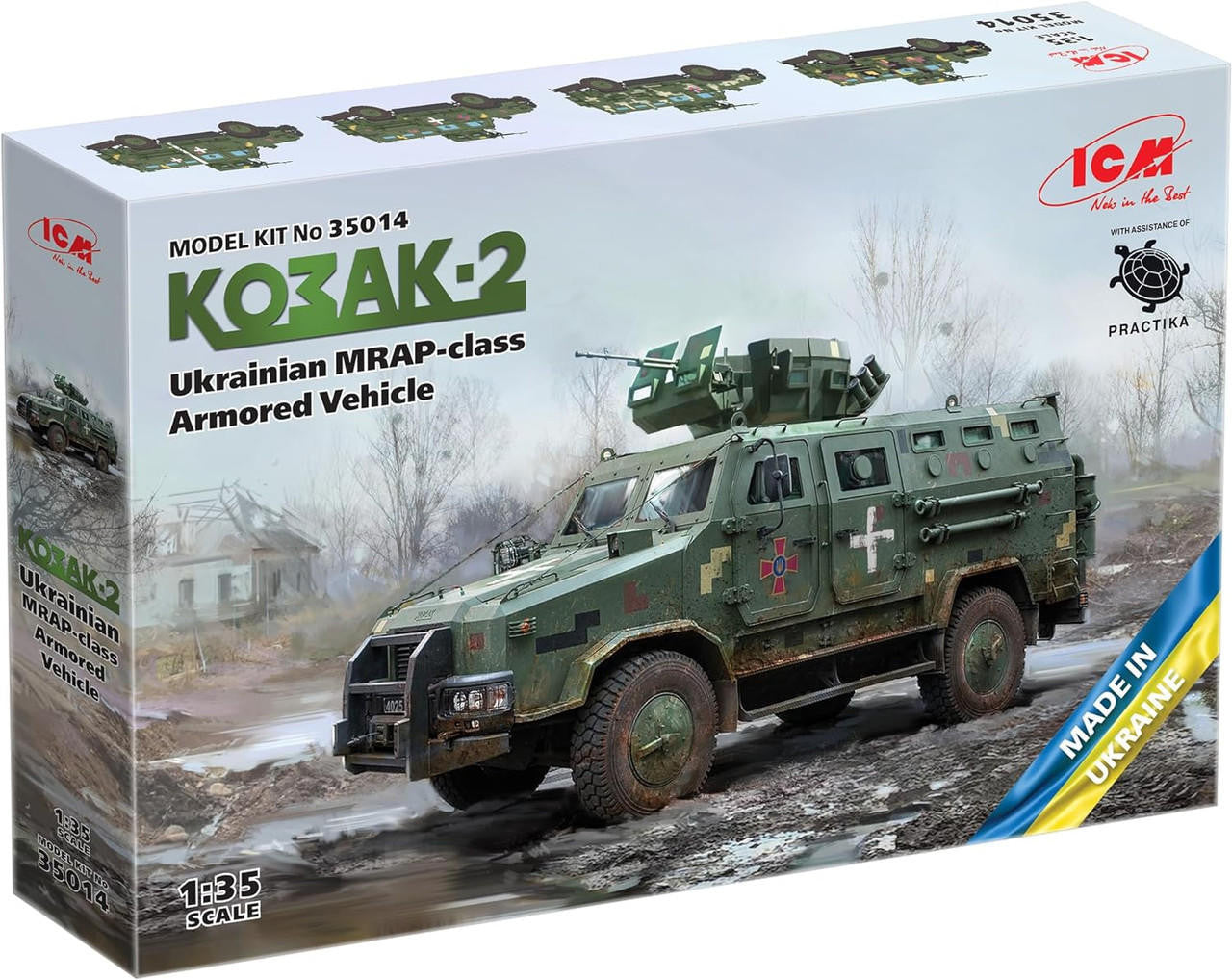 ICM 1/35 Kozak-2: Ukranian MRAP 35014